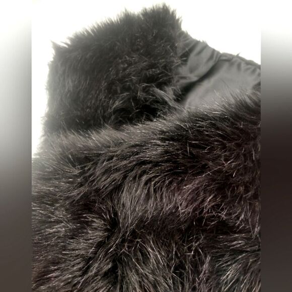 Faux Fur Mink  Long Winter Scarf with Satin Lining Vintage - Picture 15 of 16